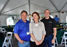 Ted Katoo, Deedee and Brandon Palmer of Speedling are welcoming the visitors of the CAST.